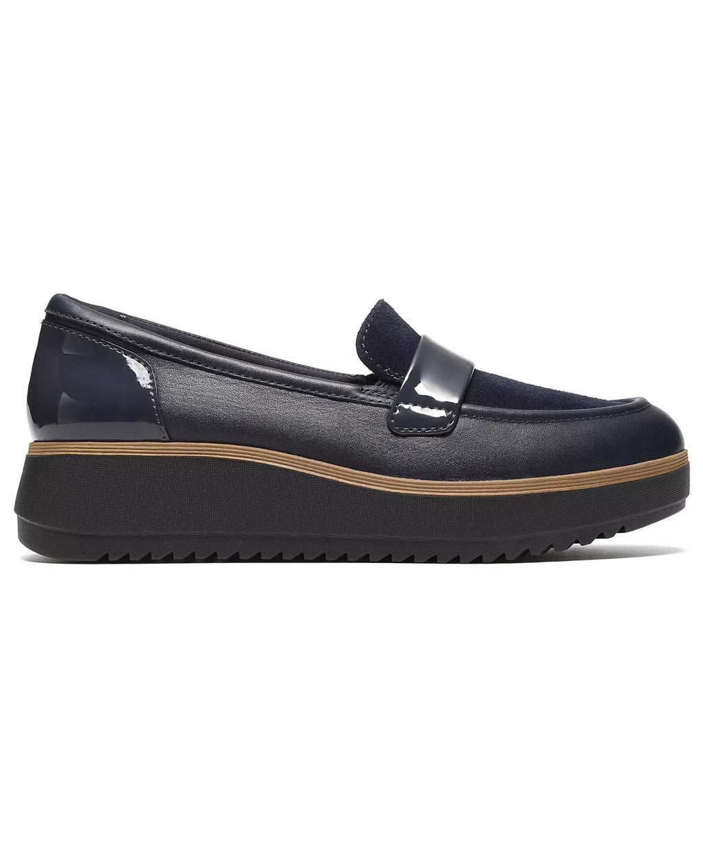 Clarks Women's Zylah Mia Platform Leather Loafers