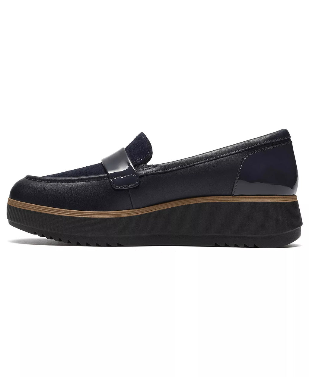 Clarks Women's Zylah Mia Platform Leather Loafers