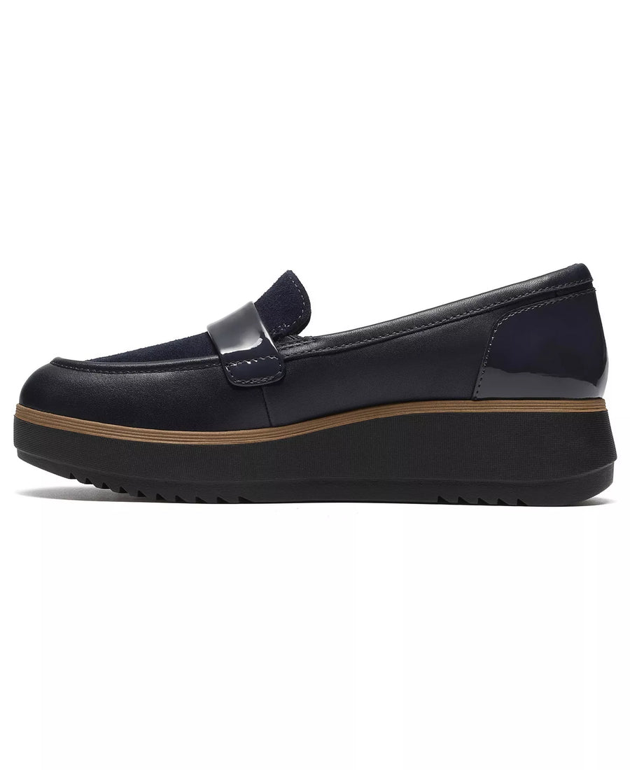 Clarks Women's Zylah Mia Platform Leather Loafers