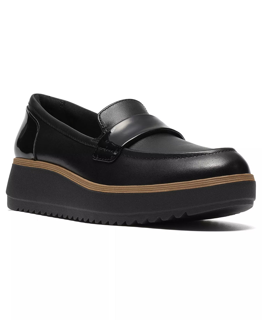 Clarks Women's Zylah Mia Platform Leather Loafers
