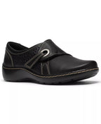 Clarks Women's Cora Teagan Perforated Leather Mary Jane Flats