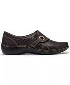 Clarks Women's Cora Teagan Perforated Leather Mary Jane Flats