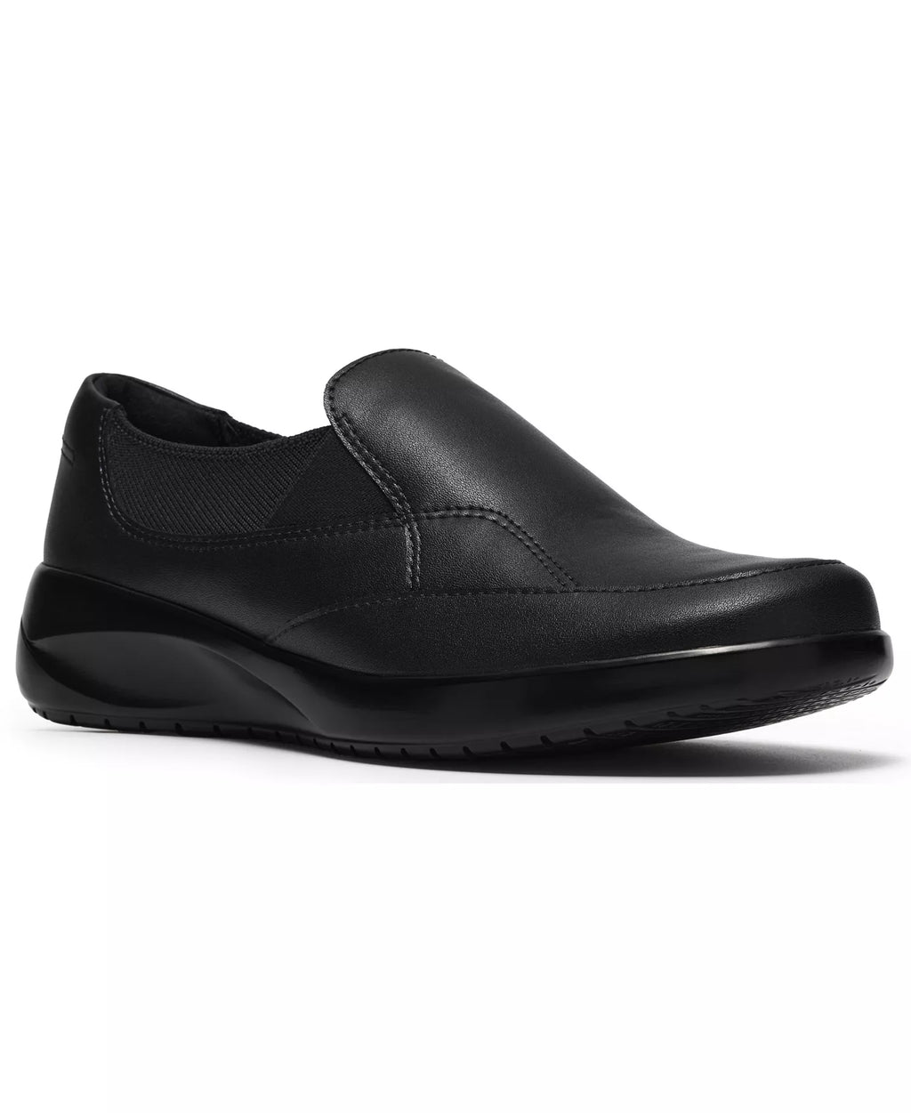Clarks Women's Kaetlyn Mae Leather Round Toe Flats