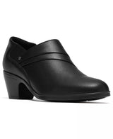 Clarks Women's Emily2 London Block Heel Round Toe Leather Shooties