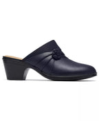 Clarks Women's Emily2 Eliza Block Heel Leather Mules