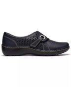 Clarks Women's Cora Teagan Perforated Leather Mary Jane Flats