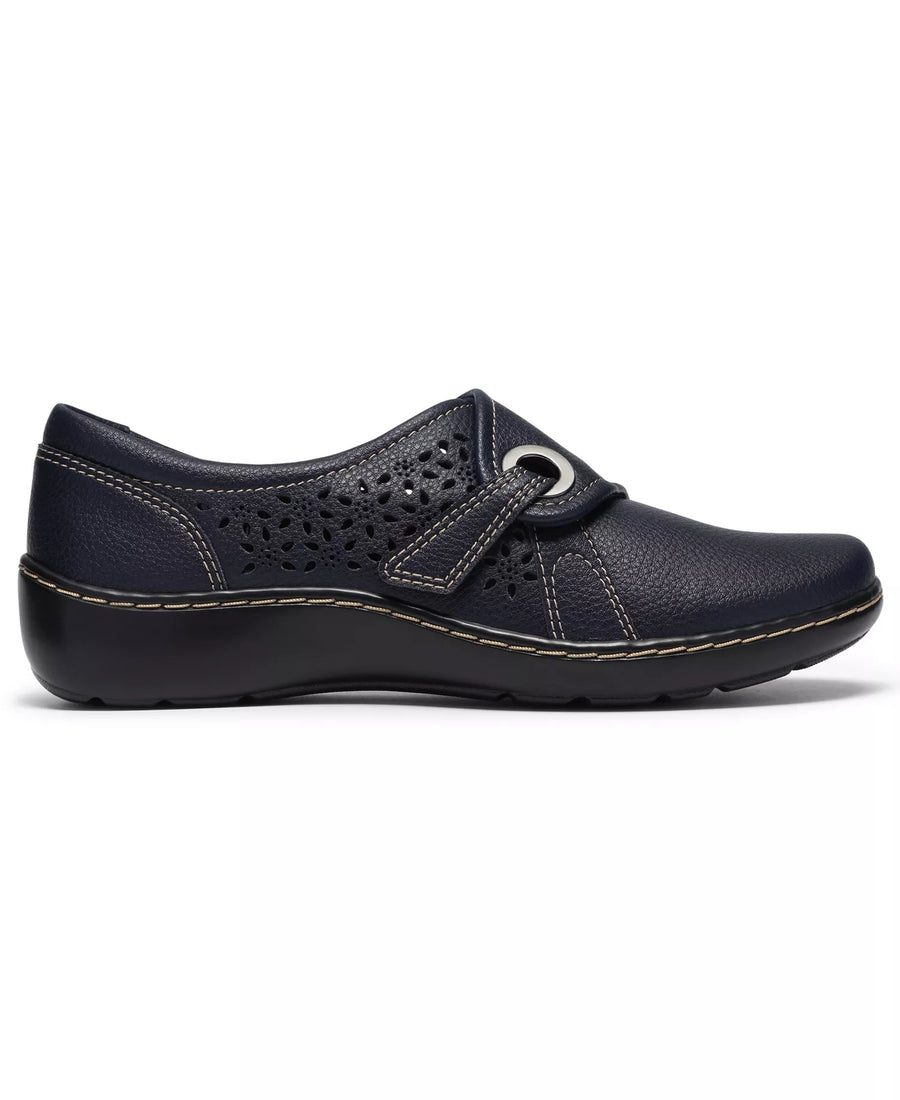 Clarks Women's Cora Teagan Perforated Leather Mary Jane Flats