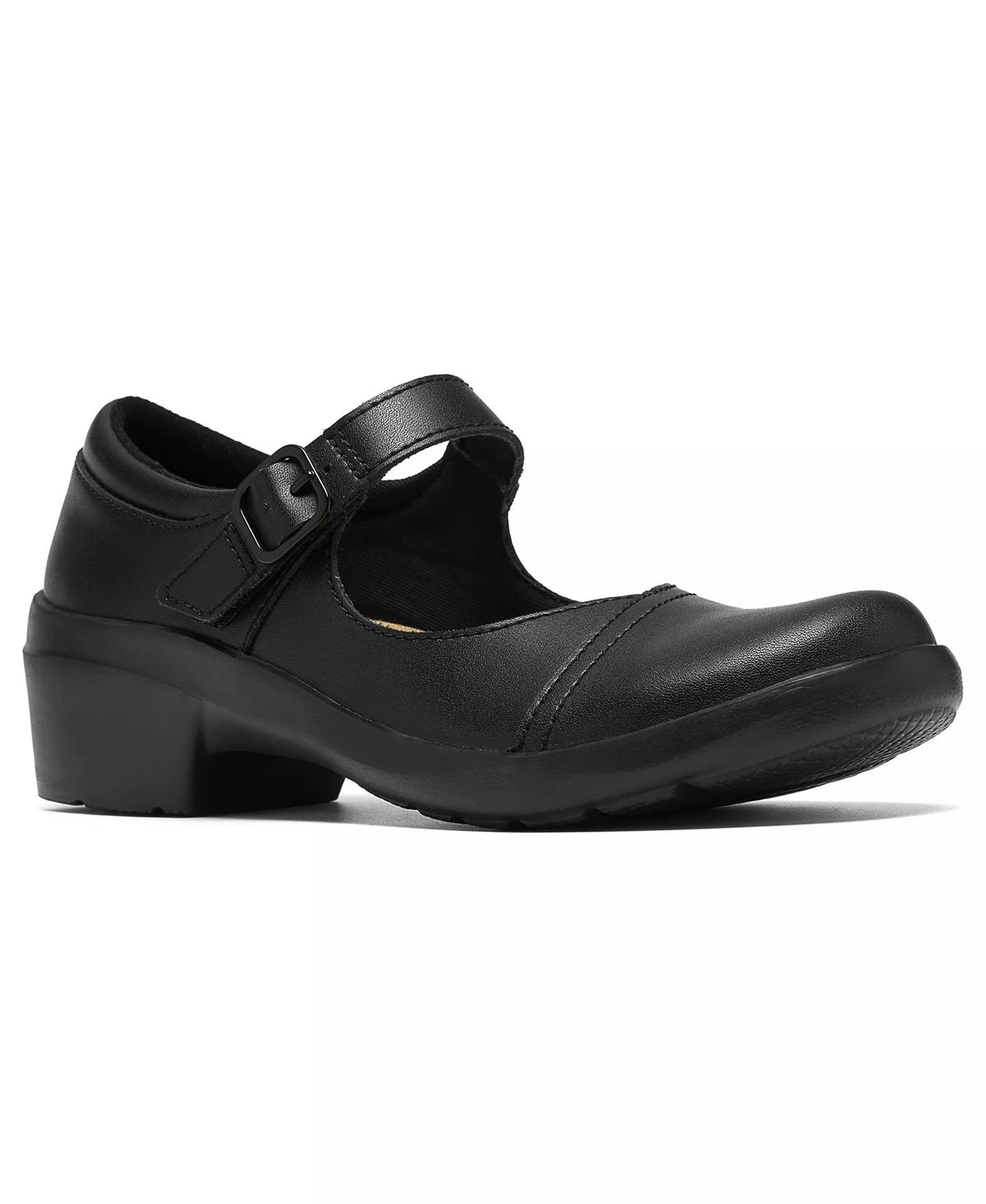 Clarks Women's Angie Jane Mary Jane Arch-Support Round Toe Flats