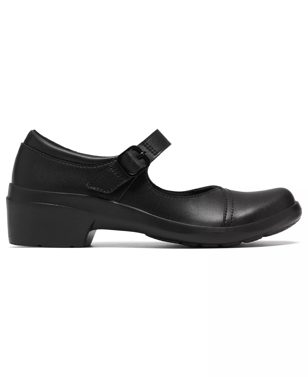 Clarks Women's Angie Jane Mary Jane Arch-Support Round Toe Flats