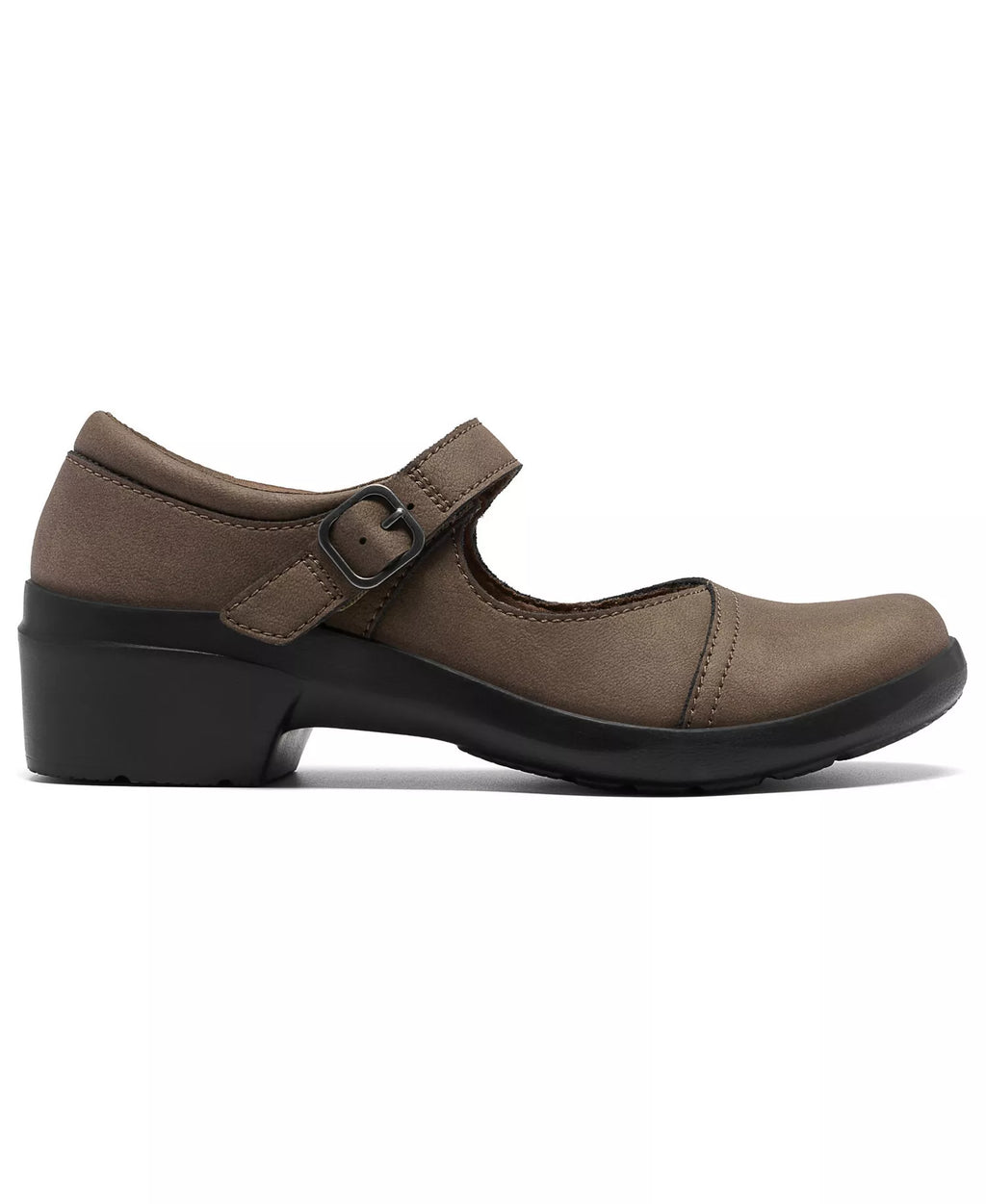 Clarks Women's Angie Jane Mary Jane Arch-Support Round Toe Flats