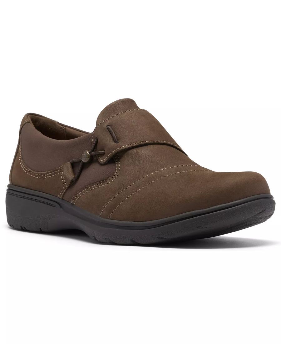 Clarks Women's Carleigh Lily Leather Round Toe Flats