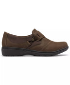 Clarks Women's Carleigh Lily Leather Round Toe Flats