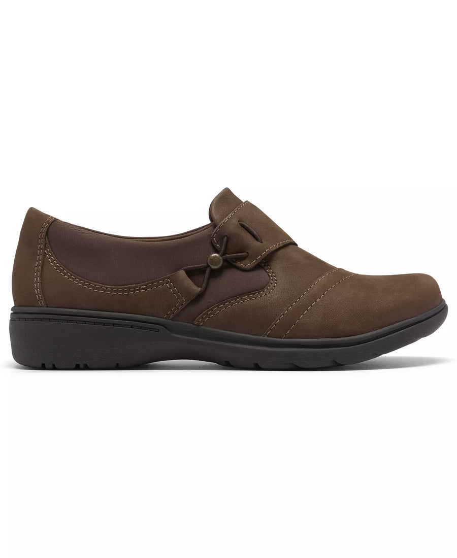 Clarks Women's Carleigh Lily Leather Round Toe Flats
