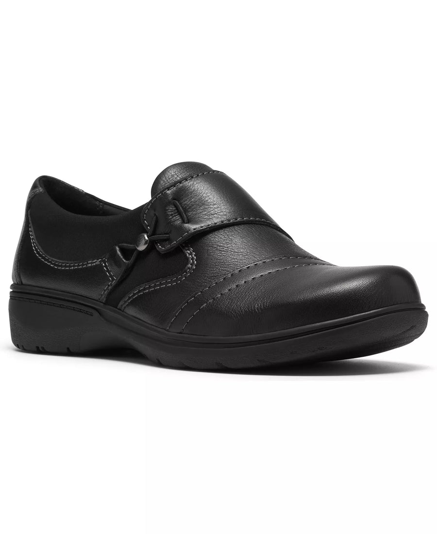 Clarks Women's Carleigh Lily Leather Round Toe Flats