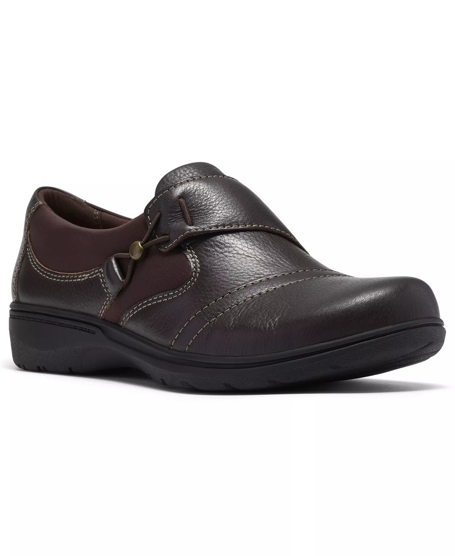 Clarks Women's Carleigh Lily Leather Round Toe Flats