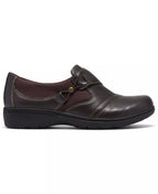 Clarks Women's Carleigh Lily Leather Round Toe Flats