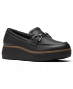 Clarks Women's Zylah Erin Platform Round Toe Leather Loafers