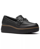 Clarks Women's Zylah Erin Platform Round Toe Leather Loafers