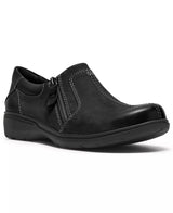 Clarks Women's Carleigh Ease Nubuck Round Toe Flats