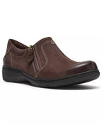 Clarks Women's Carleigh Ease Nubuck Round Toe Flats