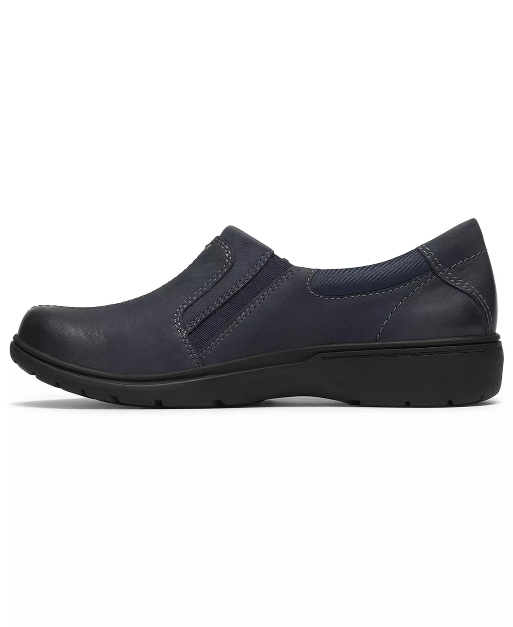 Clarks Women's Carleigh Ease Nubuck Round Toe Flats