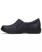 Clarks Women's Carleigh Ease Nubuck Round Toe Flats