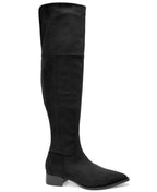 Aerosoles Women's Maven Over-the-Knee Pointed-Toe Block-Heel Faux Suede Boots