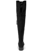 Aerosoles Women's Maven Over-the-Knee Pointed-Toe Block-Heel Faux Suede Boots
