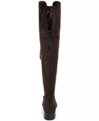 Aerosoles Women's Maven Over-the-Knee Pointed-Toe Block-Heel Faux Suede Boots