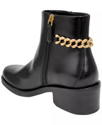 Aerosoles Women's Xia Block-Heel Round-Toe Faux Leather Booties
