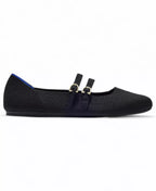 Rothy's Women's Double Buckle Square Toe Adjustable Mary Jane Flats