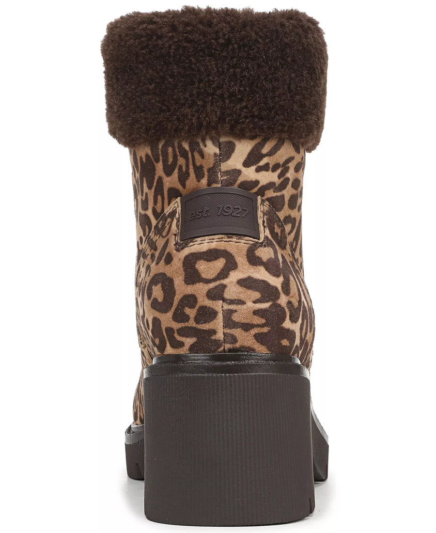 Naturalizer Women's Jovani-Cozy Lace-Up Round Toe Block Heel Suede Boots