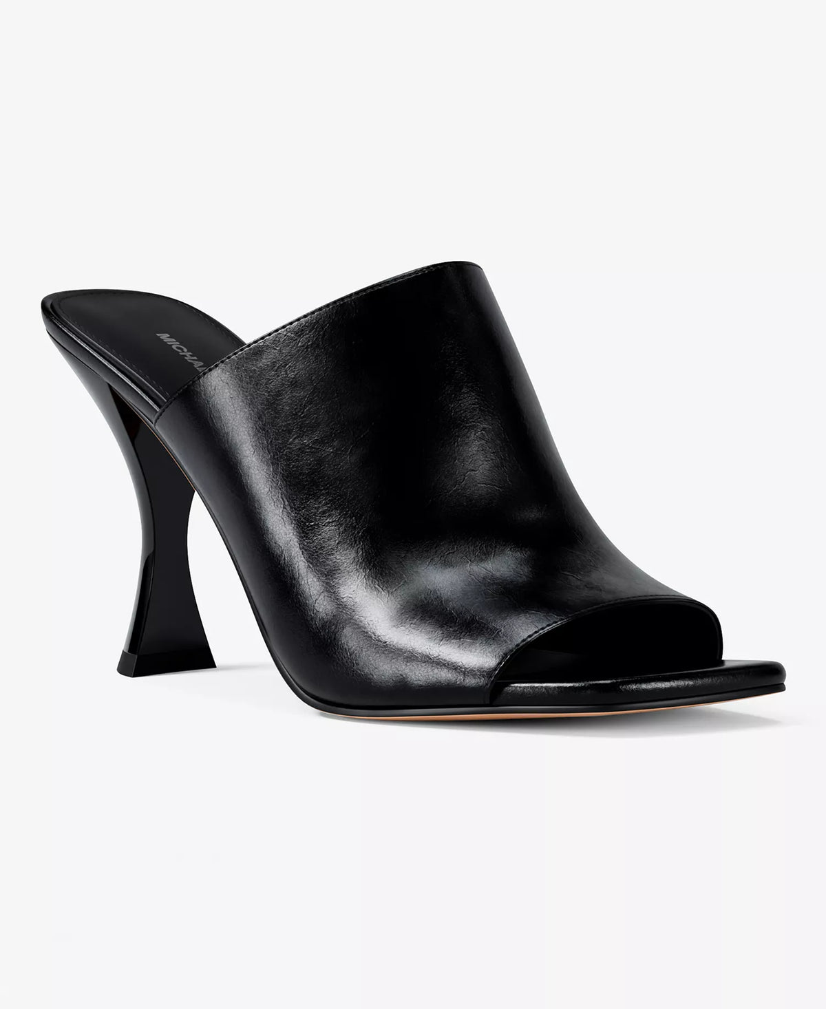 Michael Kors Women's Haisley High Heel Square Toe Mule Sandals