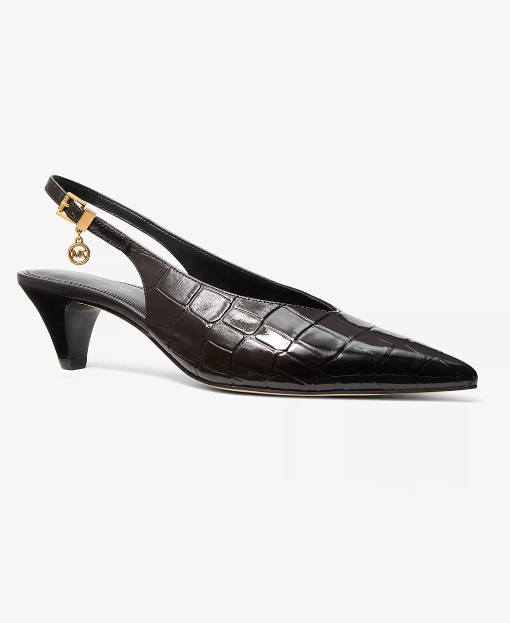Michael Kors MICHAEL Women's Tonya Slingback Kitten Heel Pointed Toe Pumps