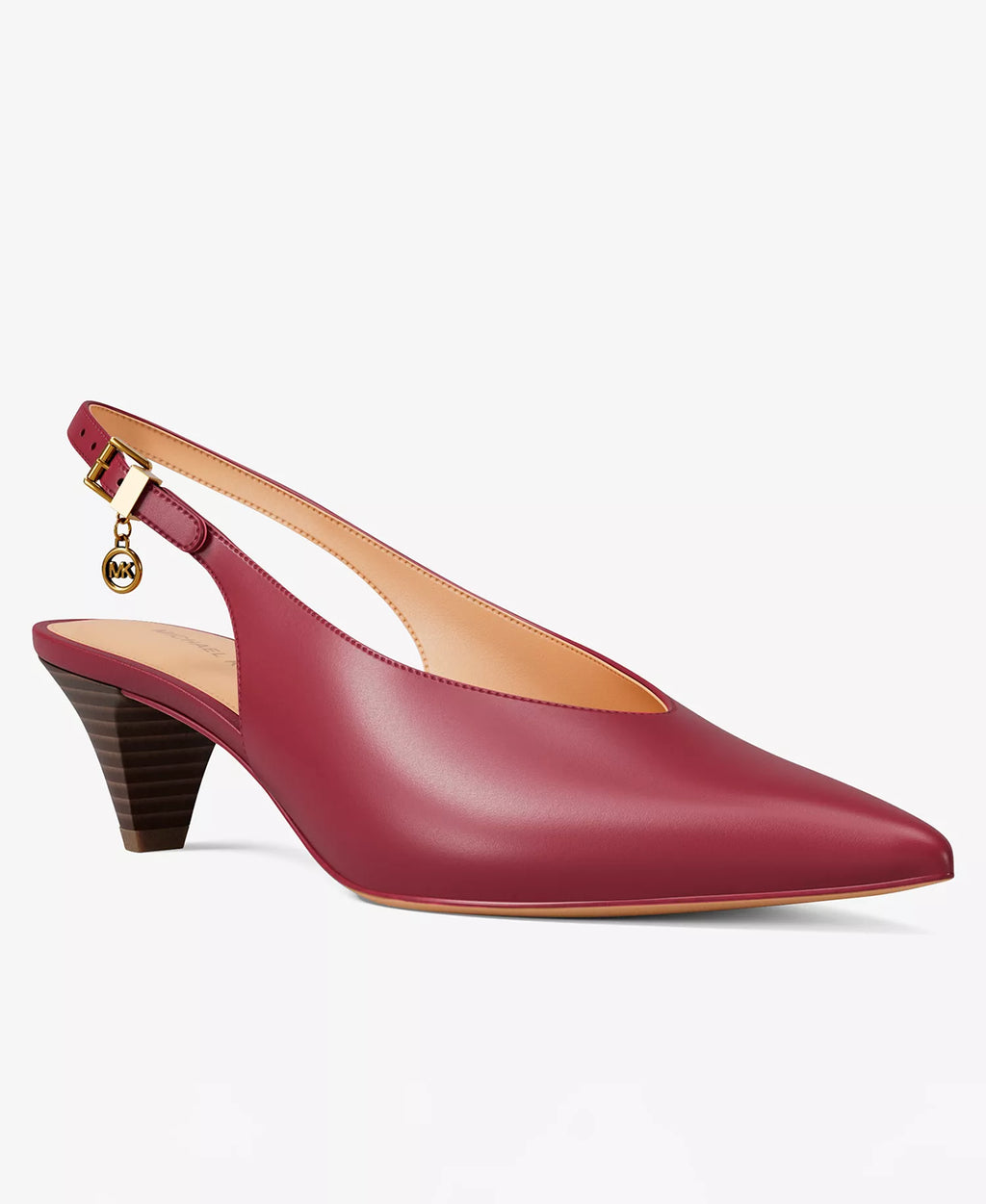 Michael Kors Michael Kors Women's Tonya Slingback Kitten Heel Pointed Toe Pumps