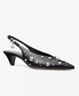 Michael Kors Michael Kors Women's Tonya Slingback Kitten Heel Pointed Toe Pumps