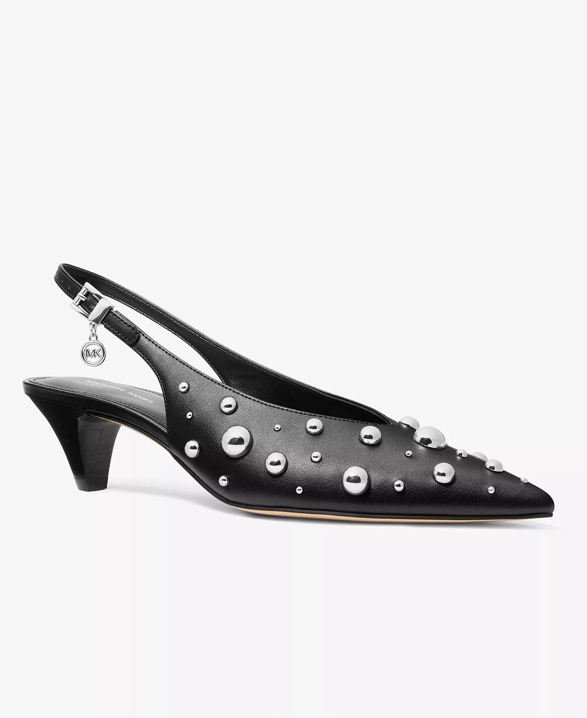 Michael Kors Women's Tonya Slingback Kitten Heel Pointed Toe Pumps