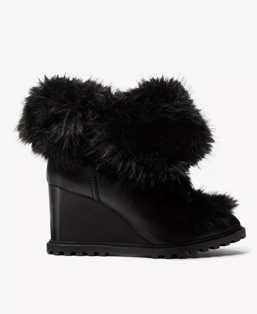 Michael Kors Michael Kors Women's Blakely Wedge Shearling-Accented Booties