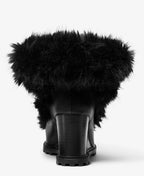 Michael Kors Women's Blakely Wedge Shearling-Accented Booties