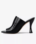 Michael Kors MICHAEL Women's Haisley High Heel Square Toe Mule Sandals