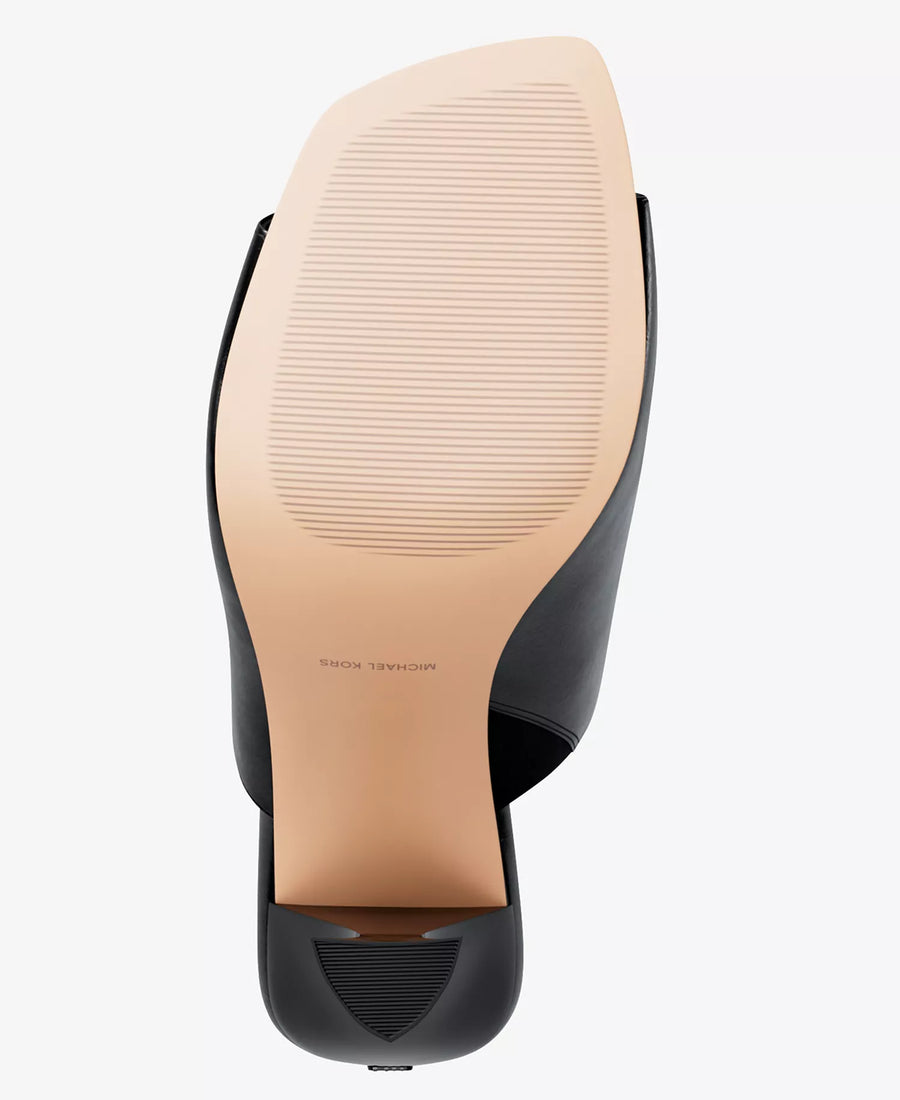 Michael Kors MICHAEL Women's Haisley High Heel Square Toe Mule Sandals