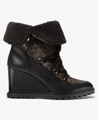 Michael Kors Michael Kors Women's Blakely Wedge Shearling-Accented Booties