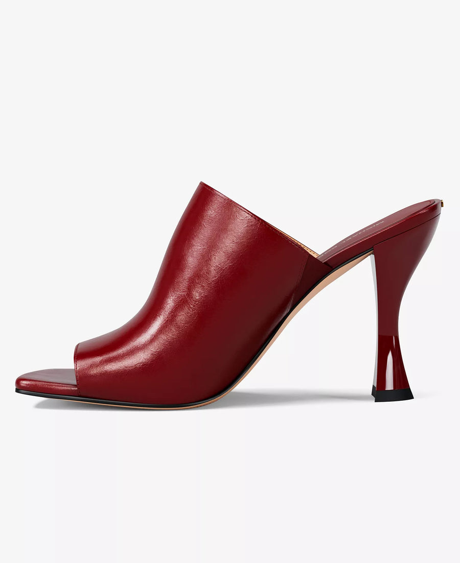 Michael Kors Women's Haisley High Heel Square Toe Mule Sandals