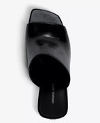 Michael Kors Women's Haisley High Heel Square Toe Mule Sandals