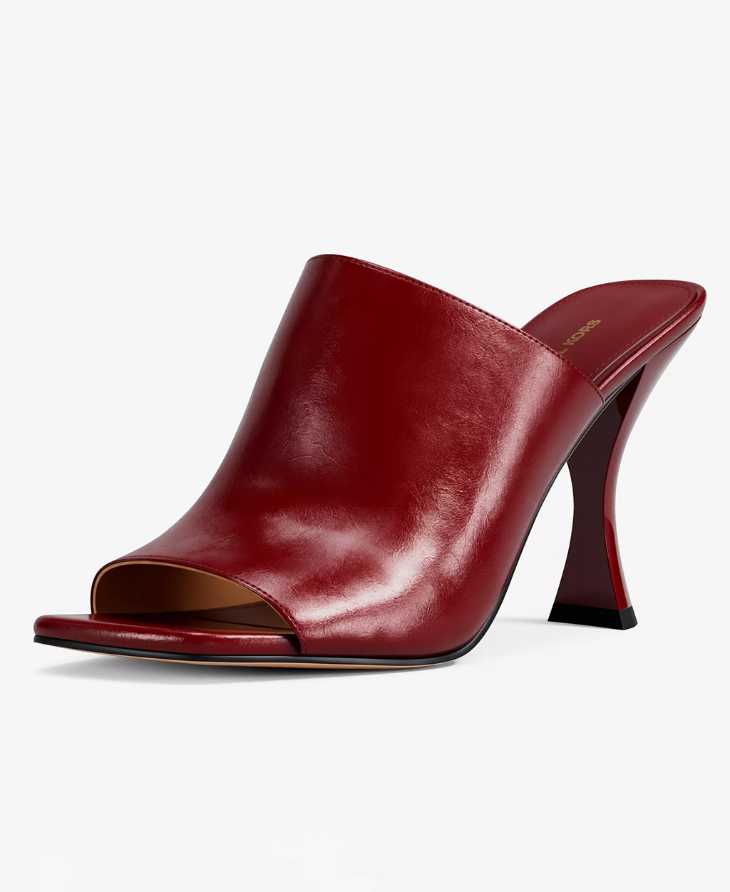 Michael Kors Women's Haisley High Heel Square Toe Mule Sandals