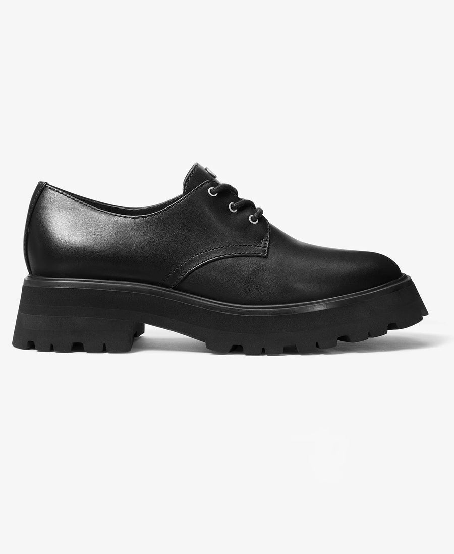 Michael Kors Women's Lowen Platform Leather Lace-Up Loafers
