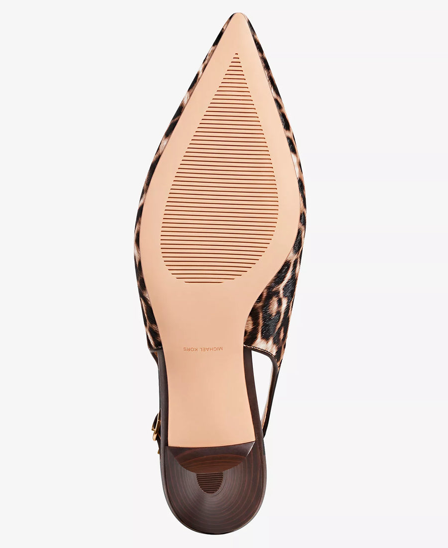 Michael Kors Michael Kors Women's Tonya Slingback Kitten Heel Pointed Toe Pumps