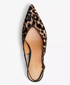 Michael Kors Michael Kors Women's Tonya Slingback Kitten Heel Pointed Toe Pumps
