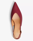 Michael Kors Michael Kors Women's Tonya Slingback Kitten Heel Pointed Toe Pumps