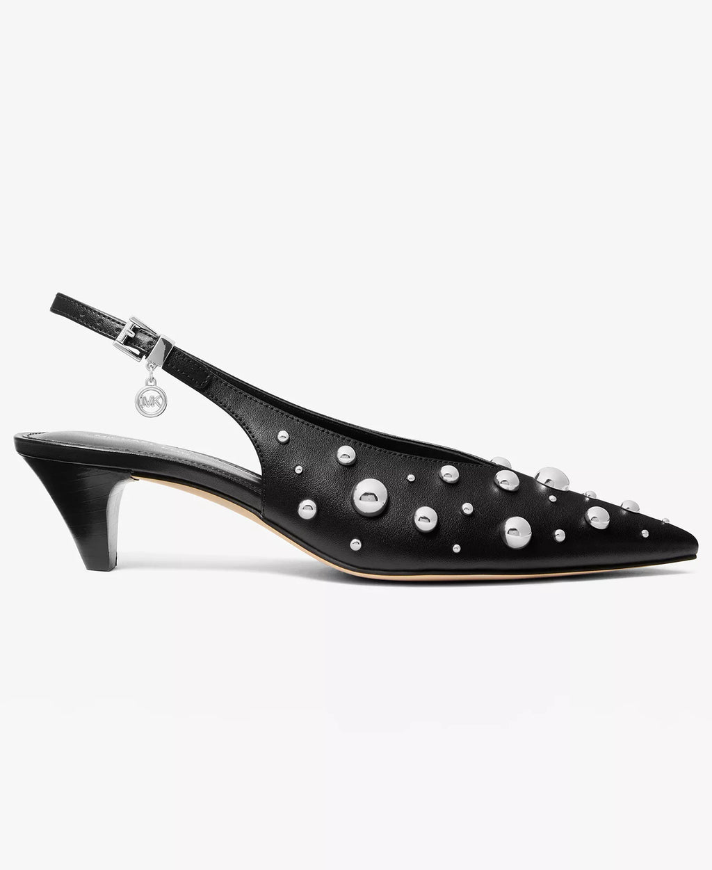 Michael Kors Women's Tonya Slingback Kitten Heel Pointed Toe Pumps